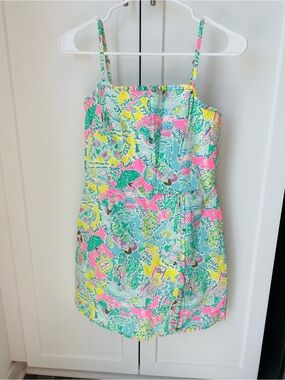 Lilly Pulitzer stretch Shelli dress Lilly’s world size 2 romper